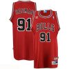 Dennis Rodman Chicago Bulls red Jersey
