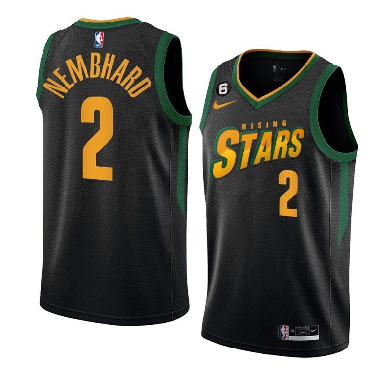 andrew nembhard jersey 2023 nba rising stars black