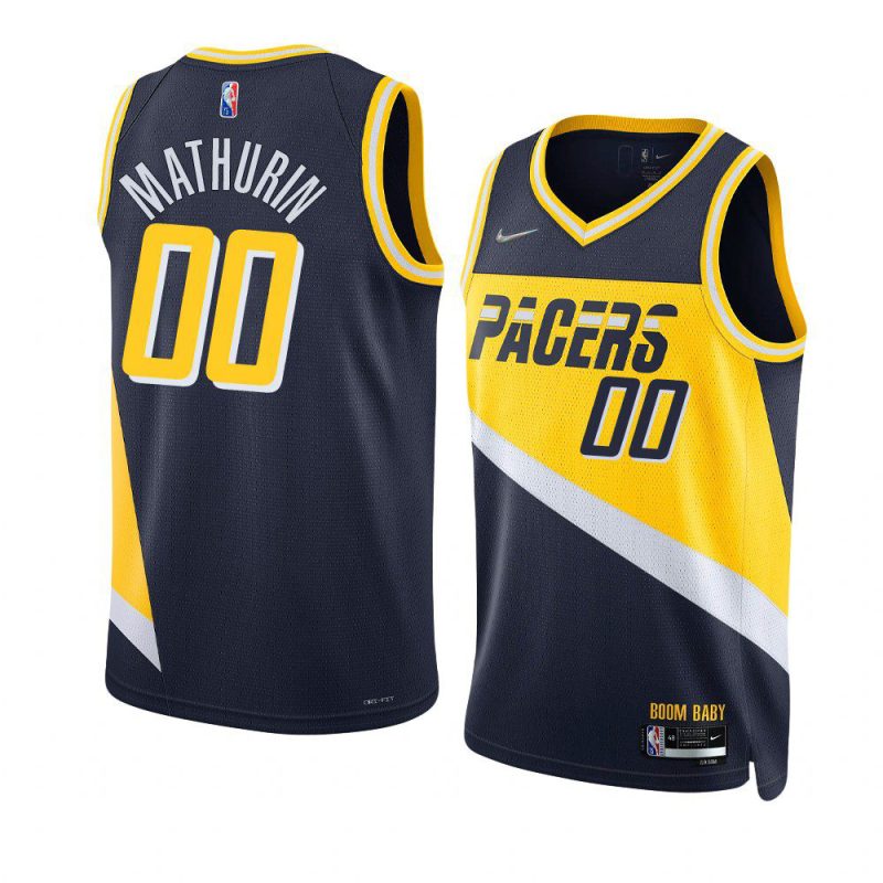 bennedict mathurin pacers city edition navy 2022 nb