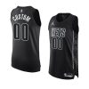 custom 2022 23nets jersey authenticstatement edition black
