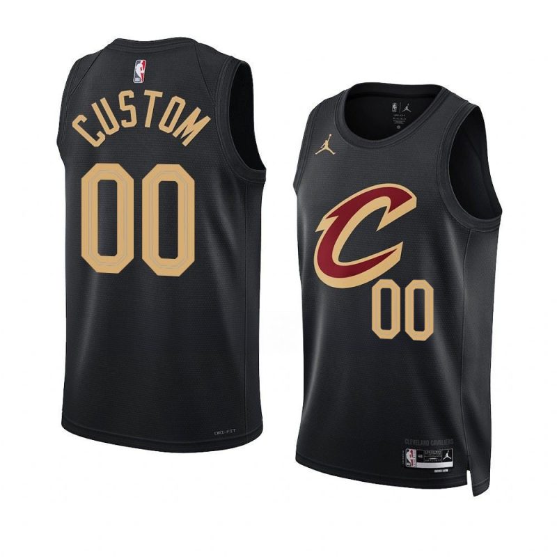 custom cavaliersjersey 2022 23statement edition black