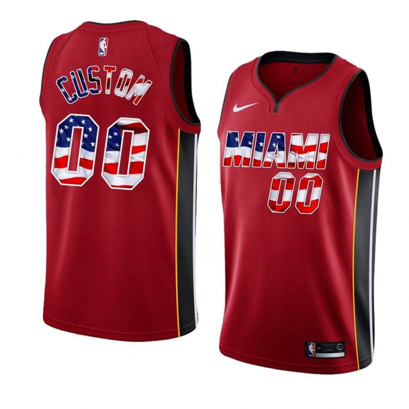 custom jersey 2023 stars and stripes red
