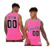 custom jersey neon tropical pink swingman