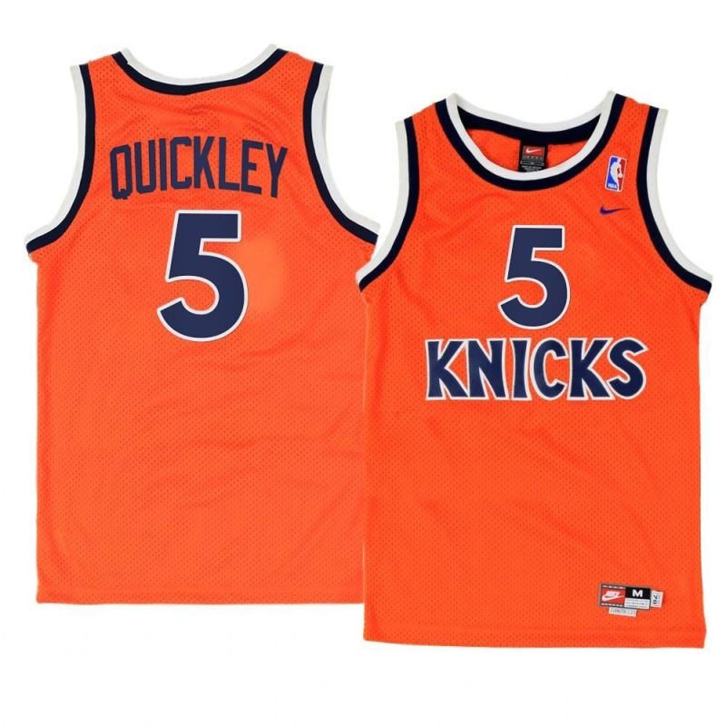 immanuel quickley replica jersey throwback orange