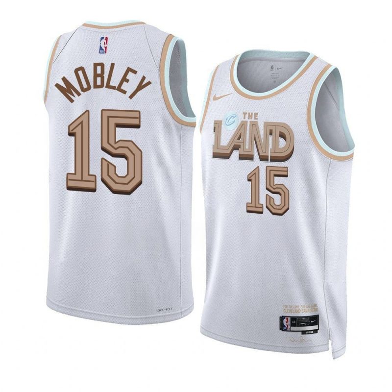 isaiah mobley cavaliersjersey 2022 23city edition whiteswi