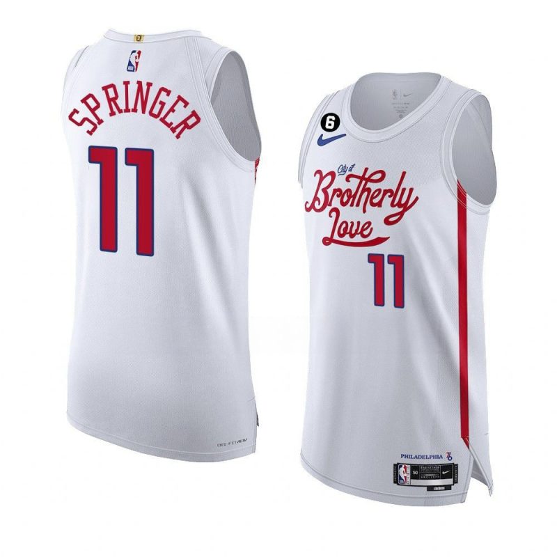 jaden springer 2022 2376ers jersey city editionauthentic y