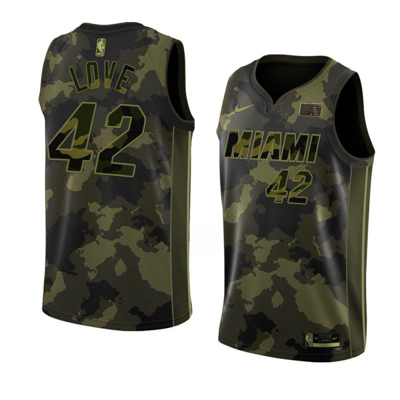 kevin love heat 2023 salute to service camojersey y