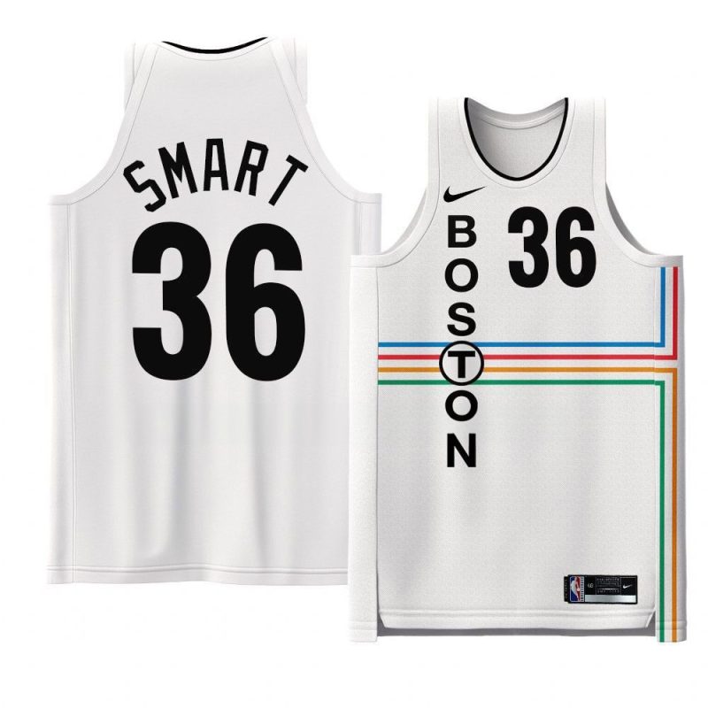 marcus smart celtics the t whitejersey white