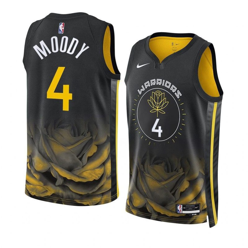 moses moody warriorsjersey 2022 23city edition blackswingm