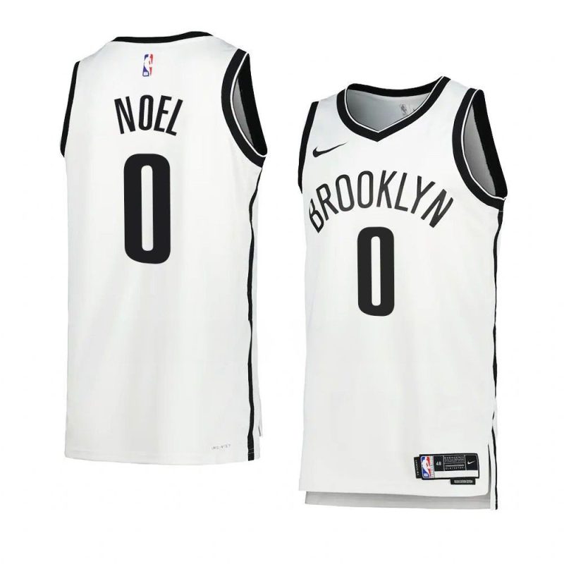 nerlens noel netsjersey 2022 23association edition whitesw