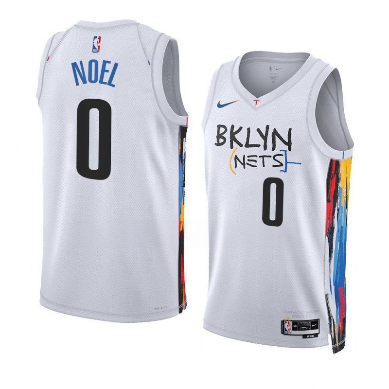 nerlens noel netsjersey 2022 23city edition whiteswingman