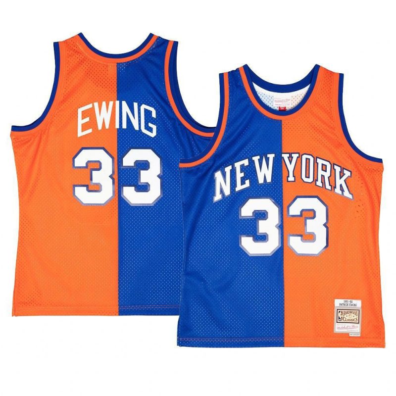 patrick ewing jersey hardwood classics 1991 92 blue