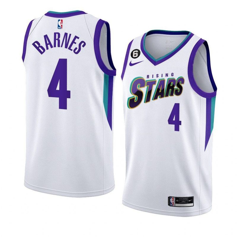 scottie barnes jersey 2023 nba rising stars white