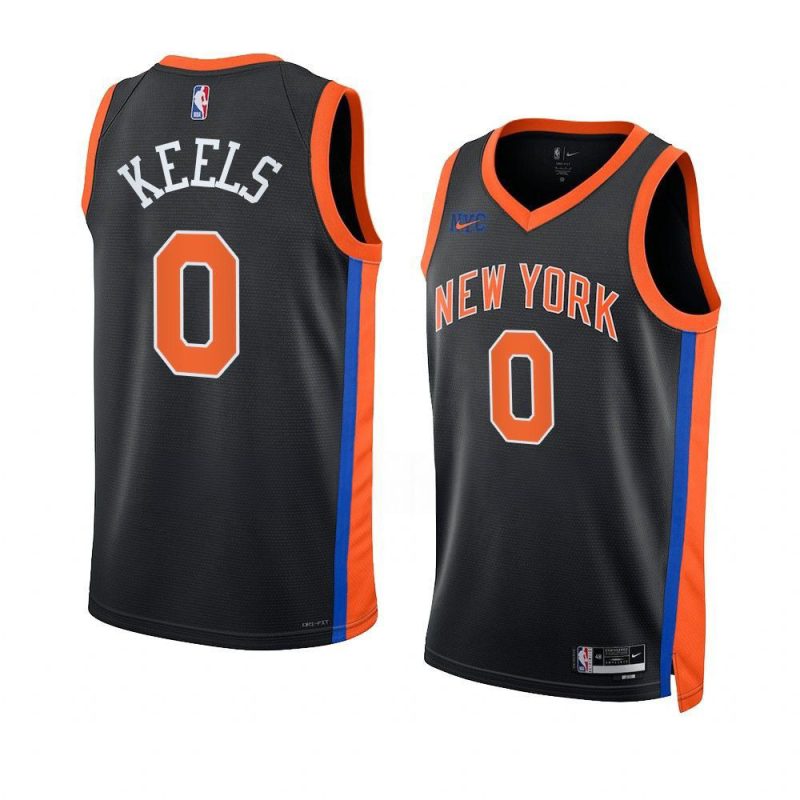 trevor keels knicksjersey 2022 23city edition blackswingma