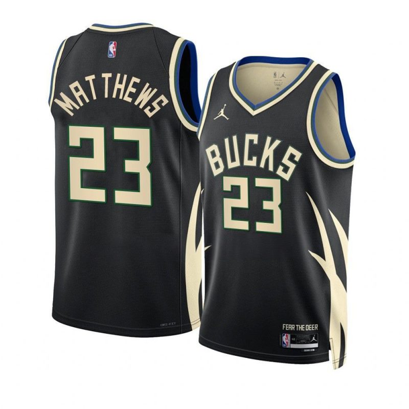 wesley matthews black statement edition jersey