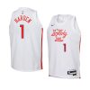 youth james harden 76ers white city edition jersey