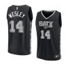 2022 23spurs blake wesley black fast break replica