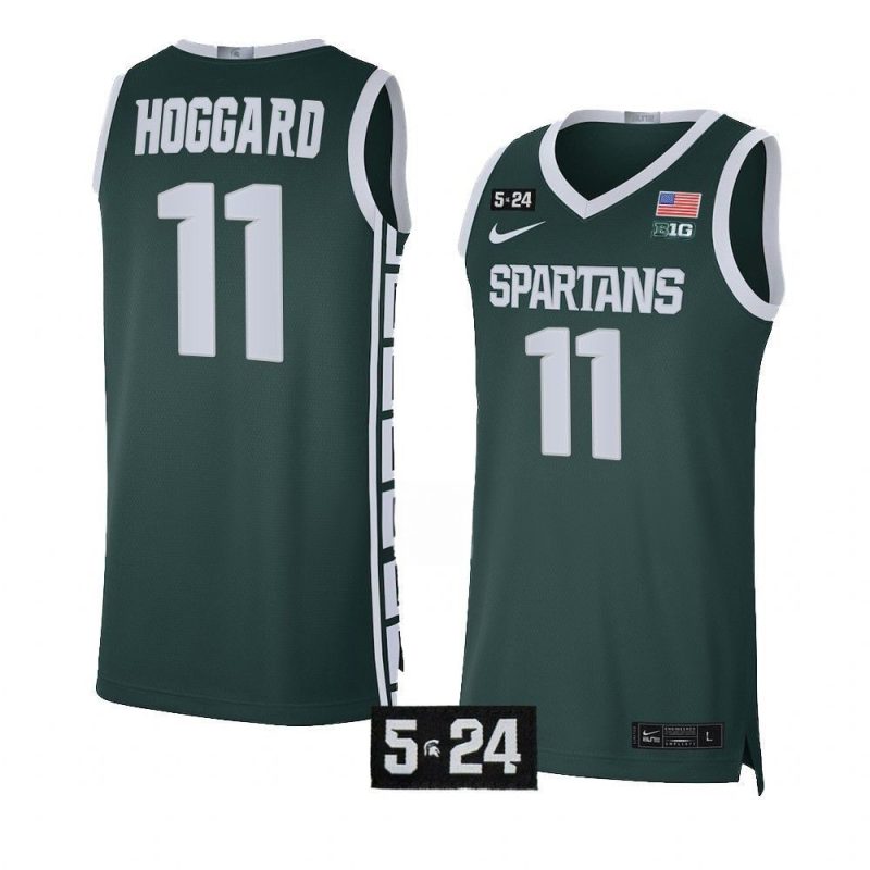 a.j. hoggard green jersey limited basketball