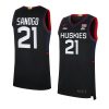 adama sanogo black jersey limited basketball