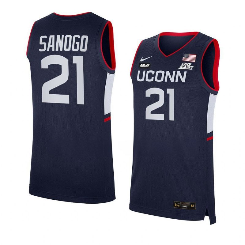 adama sanogo replica jersey away basketball navy 20