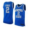 alex lomax royal jersey college basketball replica