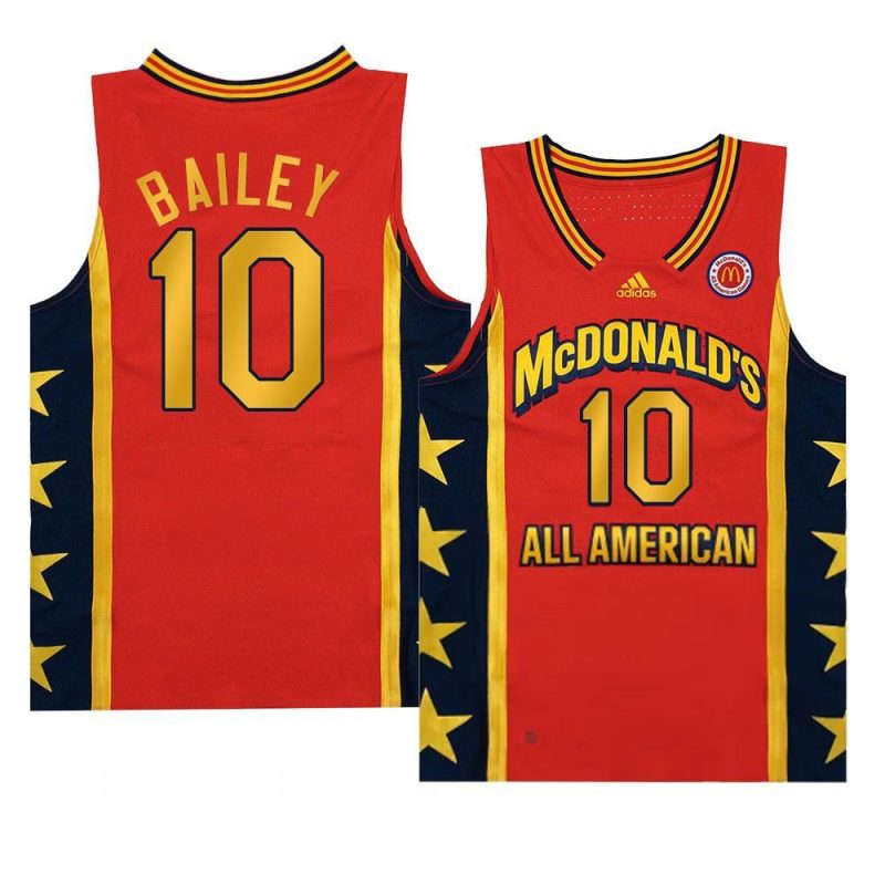 amari bailey mcdonalds all americanjersey basketball red