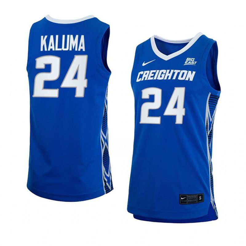 arthur kaluma replica jersey college basketball blue yythk