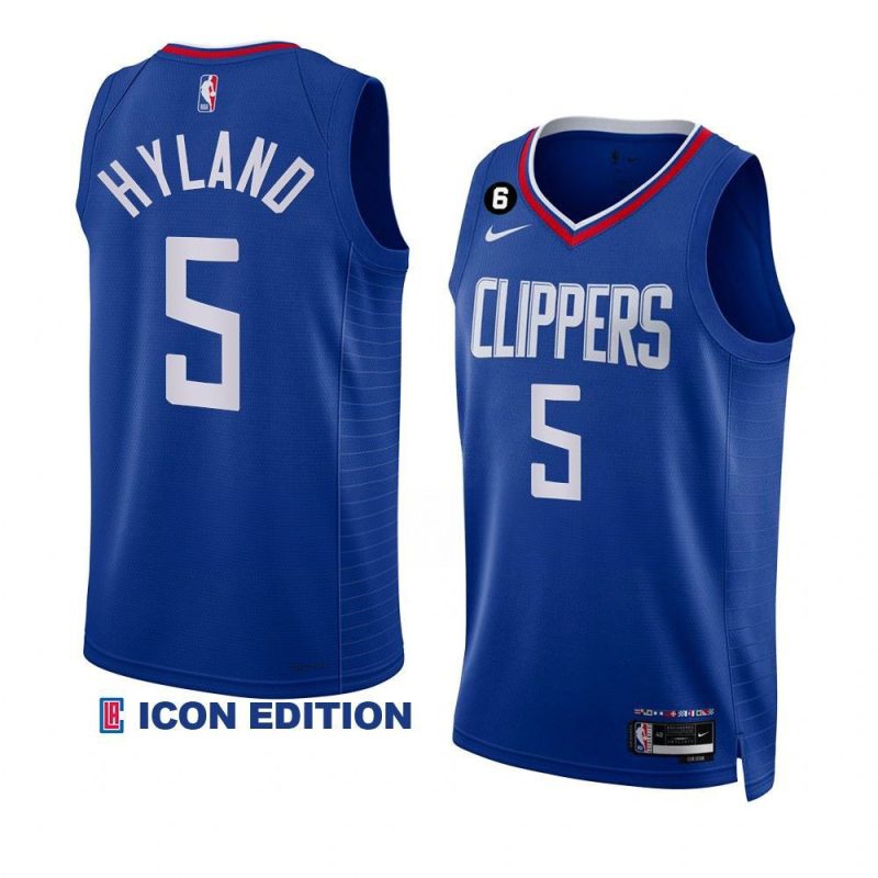 bones hyland clippersjersey 2022 23icon edition blueswingm