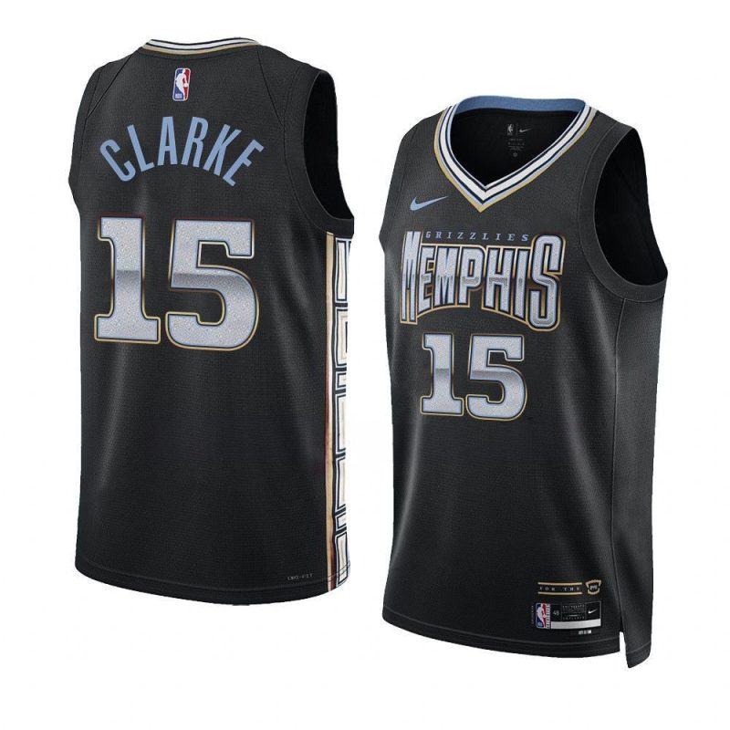 brandon clarke grizzliesjersey 2022 23city edition blacksw 1