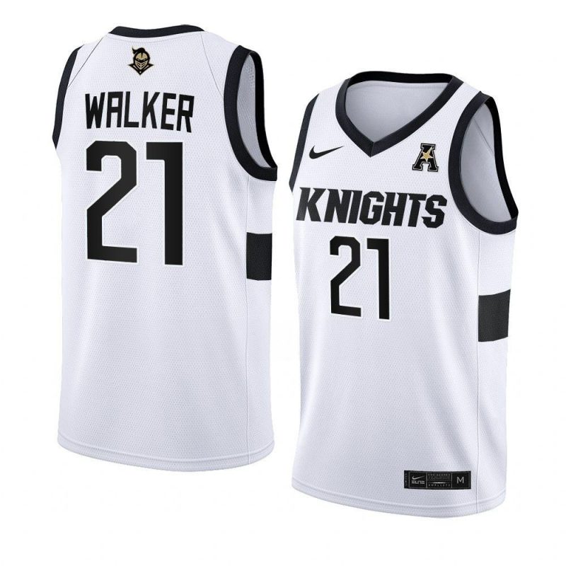 c.j. walker home jersey college basketball white 20