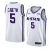 cam carter white jersey college basketball 2022 23