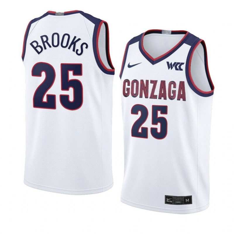 colby brooks jersey college basketball white 2022 2