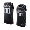 custom 2022 23clippers jersey city editionauthentic black