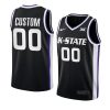 custom jersey alternate basketball black 2022 23