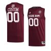custom jersey college basketball maroon 2022 23