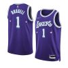 d angelo russell lakersjersey city edition purple75th diam