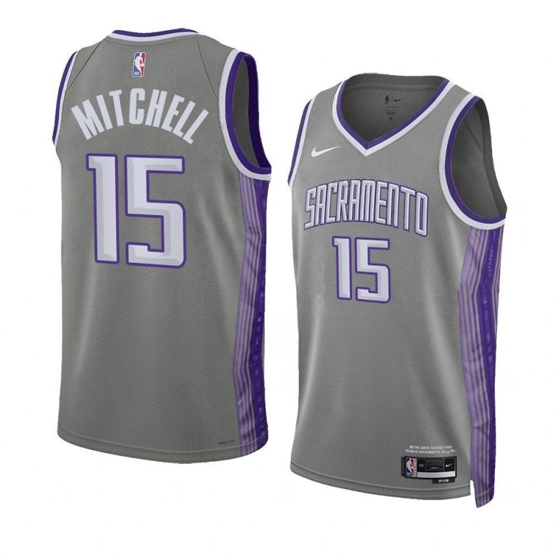 davion mitchell kingsjersey 2022 23city edition greyswingm