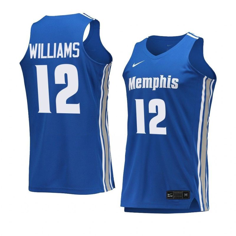 deandre williams replica jersey college basketball royal