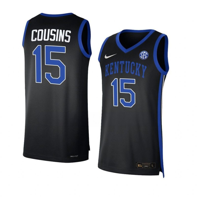 demarcus cousins replica jersey college basketball black