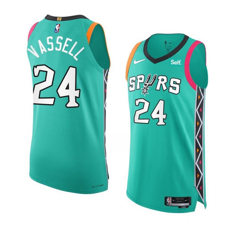 devin vassell 2022 23spurs jersey city editionauthentic yy