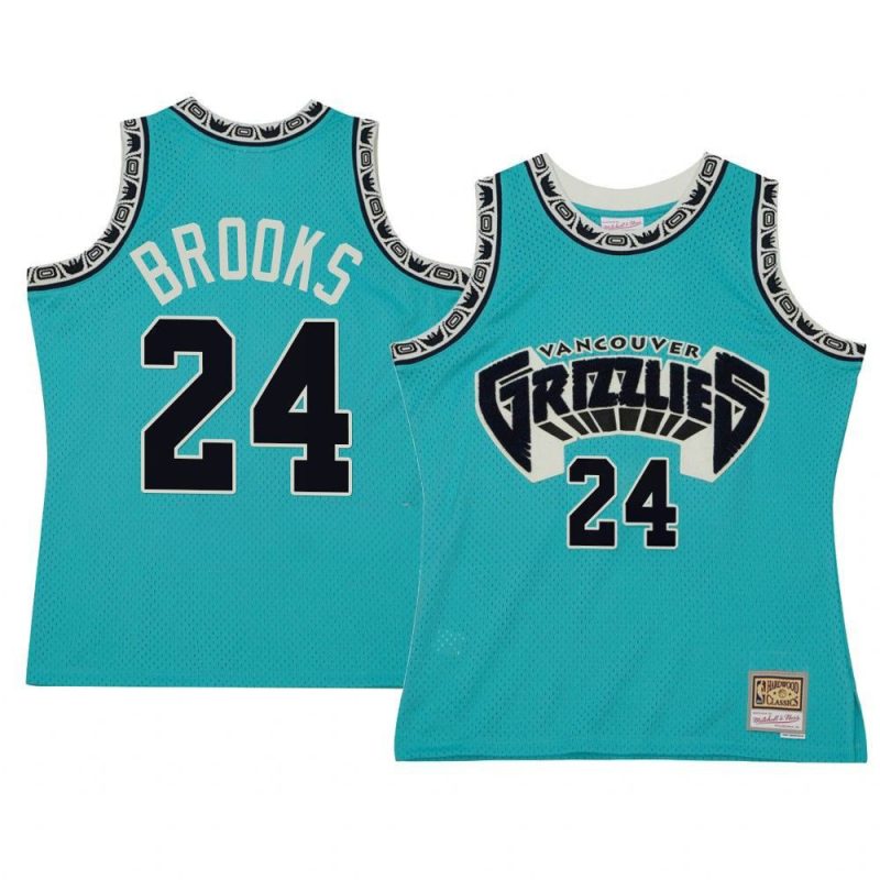 dillon brooks jersey off court teal mitchell ness y