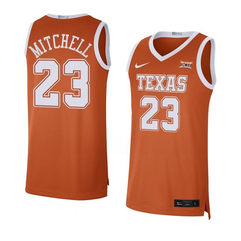 dillon mitchell jersey limited basketball orange 2022 yyth