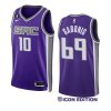 domantas sabonis icon edition jersey no.69 purple
