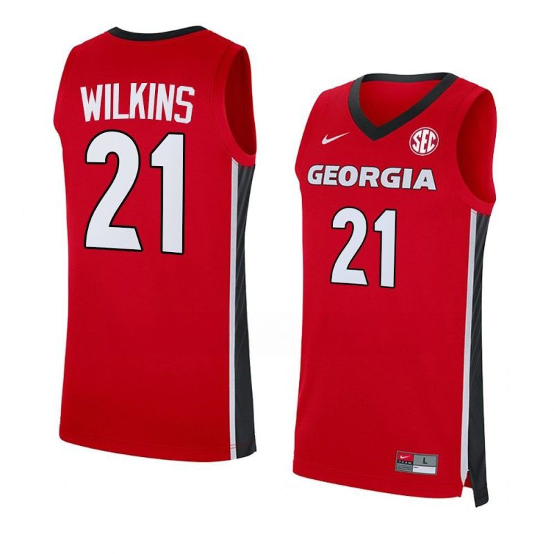 dominique wilkins red jersey alumni basketball replica