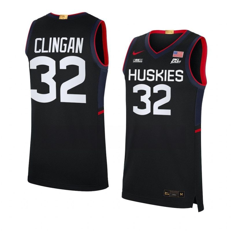 donovan clingan black jersey limited basketball