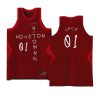 jack rockets h town fashion fitjersey red