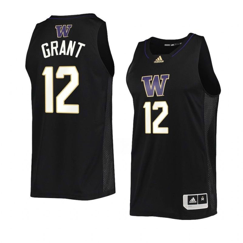 jackson grant jersey swingman basketball black 2022 yythkg