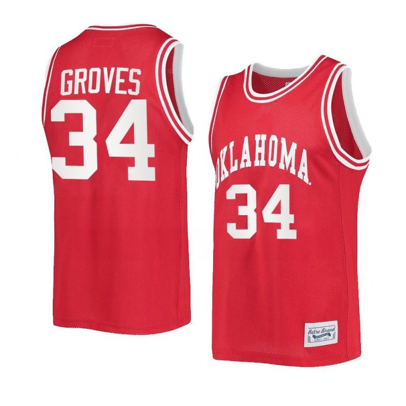 jacob groves classic jersey retro basketball crimson yythk