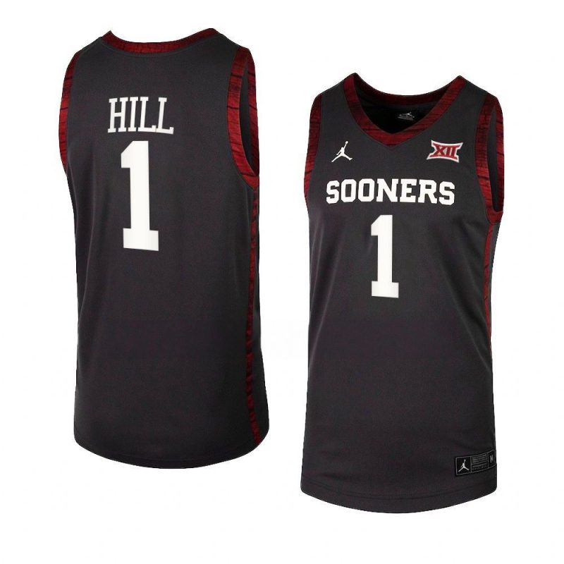 jalen hill replica jersey college basketball anthracite yy