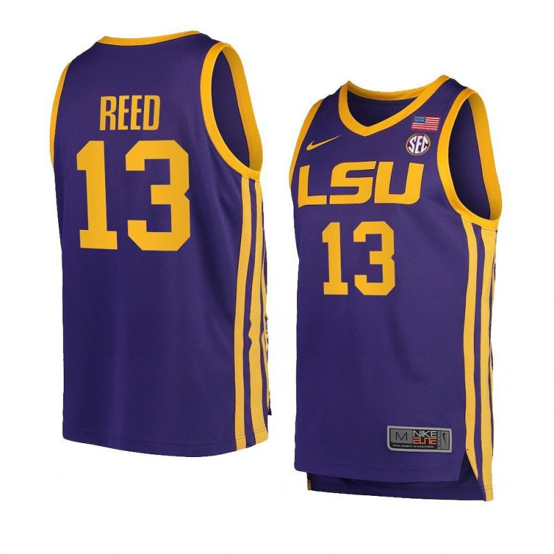 jalen reed purple jersey college basketball replica yythkg